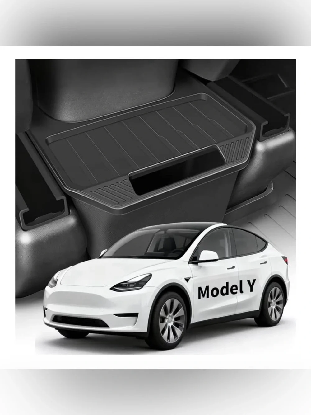 GEEDAR Tesla SUV Model Y Rear Console Storage Organizer/Trash Bin 2020-2024